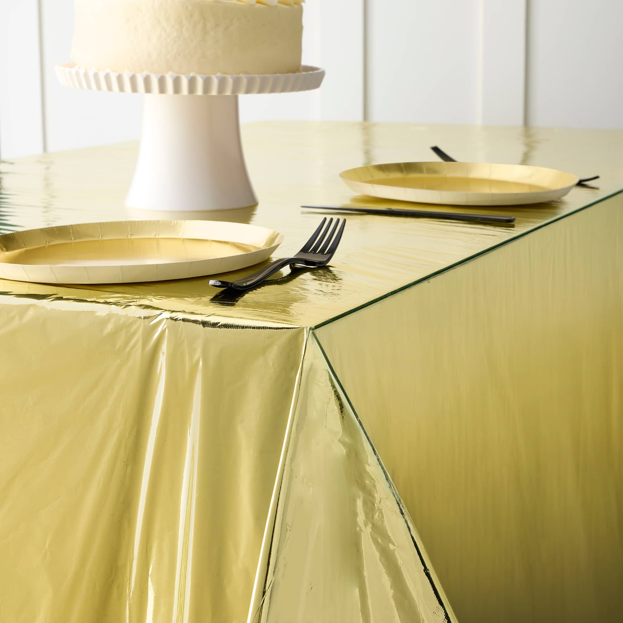 52.5" x 9ft. Plastic Table Cover by Celebrate It
